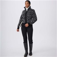 Krimson Klover Women's Stevie Jacket - Black / Charcoal Jacquard