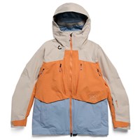 Burton Men's [ak] Swash Synthetic Insulated GORE-TEX 2L Jacket - Chinchilla Gray / Goldfish Orange / Airstream Blue