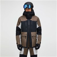 Peak Performance Men's Vertical GORE-TEX Pro 3L Shell Jacket - Offblack / Terrain Tan