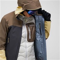 Peak Performance Men's Vislight GORE-TEX C-Knit™ 3L Shell Jacket - Terrain Tan / Motion Grey
