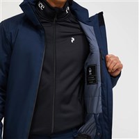 Peak Performance Men's Maroon HIPE® 2L Insulated Shell Jacket - Blue Shadow