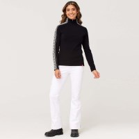 Krimson Klover Women's Slalom 1/4 Zip Neck Sweater - Black