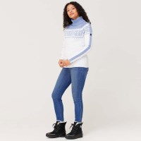 Krimson Klover Women's Sugarbush Turtleneck - Baby Blue