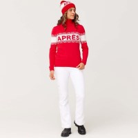 Krimson Klover Women's Apres Turtleneck - Racing Red