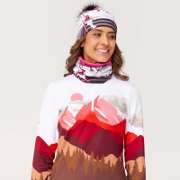 Krimson Klover Women's Multi Skiers Beanie - Raspberry