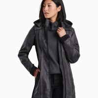 Kuhl Women's Dani Sherpa Trench Jacket - Raven