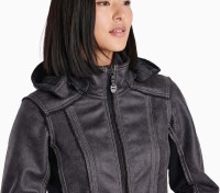 Kuhl Women's Dani Sherpa Trench Jacket - Raven