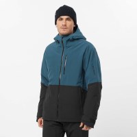 Salomon Men's Highland Jacket - Midnight Navy / Black