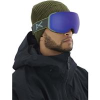 Anon M2 Goggles + Bonus Lens - Gray Pop Frame with Sonar Infrared Blue & Sonar Silver Lenses (185571-042)