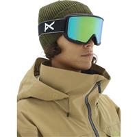 Anon M3 Goggles + Bonus Lens - Black Frame with Sonar Green & Sonar Infrared Lenses (185651-040)