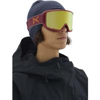 Anon M3 Goggles + Bonus Lens - Maroon Frame with Sonar Bronze & Sonar Infrared Lenses (185651-609)