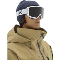 Anon M3 Goggles + Bonus Lens - White Frame with Sonar Smoke & Sonar Infrared Lenses (185651-118)