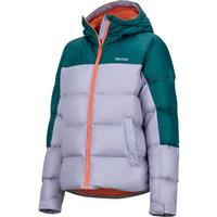 Marmot Guides Down Hoody - Women's - Lavender Aura / Deep Teal