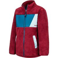 Marmot Roland Fleece - Youth - Brick / Moroccan Blue