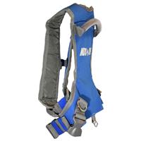 The Static Kids Ski Harness (with 9' static rope) - Blue