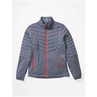 Marmot Featherless Hybrid Jacket - Men's - Steel Onyx / Victory Red