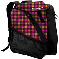 Transpack XT1 Ski Boot Bag - Orange / Pink Multi Check