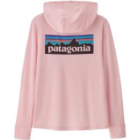 Patagonia Youth Cap SW Hoody - P-6 Logo / Peaceful Pink (PLPE)