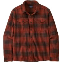 Patagonia Men's Fjord Flannel Shirt - Cascade / Burnished Red (CARD)