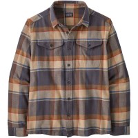 Patagonia Men's Fjord Flannel Shirt - Sunrise Ridge / Forge Grey (SRFY)