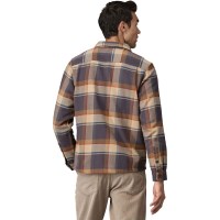 Patagonia Men's Fjord Flannel Shirt - Sunrise Ridge / Forge Grey (SRFY)