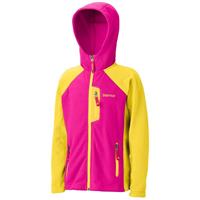 Marmot Sasha Hoody - Youth - Pink Flame / Acid Yellow