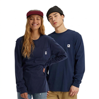Burton Colfax Long Sleeve Shirt - Unisex - Dress Blue