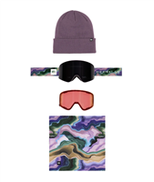 686 Smarty Magnetic Snow Goggle - Sedimentary Print Frame w/ Black + Rose Lens (SMY)