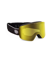 686 Foundation Snow Goggle - Black Frame w/ Amber Lens (BK)