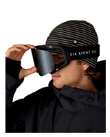 686 Smarty Magnetic Snow Goggle - Black Frame w/ Silver Mirror Lens (BSAL)