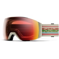 Smith I/O MAG XL Goggle - Chalk Straightline frm w/ CP Pro Phot Red Mir + CP Storm Blue Lenses (M007132AD994V)