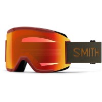 Smith Squad Goggle - Ironwood frame w/ CP Everyday Red Mirror + Yellow Lenses (M006682AI99MP)