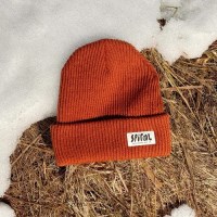 Spiral Wax Bork Beanie - Terracota