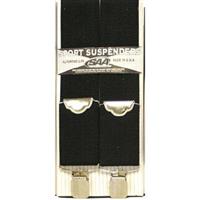 Sports Accessories 2&quot; Suspenders with Soft Jaw Clips