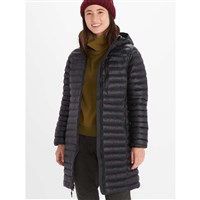 Marmot Women's Echo Featherless Long Jacket - Black Shiny