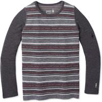 Smartwool Classic Thermal Merino Base Layer Pattern Crew - Boy's - Char Marg