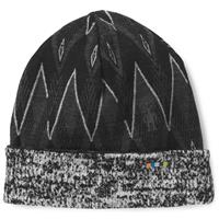 Smartwool Thermal Merino Reversible Pattern Cuffed Beanie - Unisex - Black - Charcoal Heather