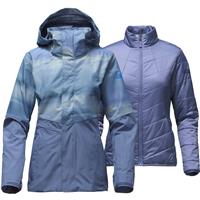 The North Face Garner Triclimate Jacket - Women's - Coastal Fjord Blue Snowscape