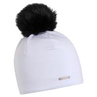 Turtle Fur Comfort Shell Pom Beanie - White