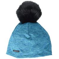 Turtle Fur Pom Pom Comfort Shell Stria Beanie - Women's - Oasis