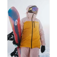 Burton Women's [ak] Embark GORE-TEX Jacket - Shadow Pink / Golden Rod