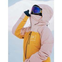 Burton Women's [ak] Embark GORE-TEX Jacket - Shadow Pink / Golden Rod