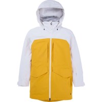 Burton Women's Prowess Jacket 2.0 - Stout White / Goldenrod