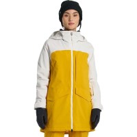 Burton Women's Prowess Jacket 2.0 - Stout White / Goldenrod