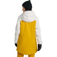 Burton Women's Prowess Jacket 2.0 - Stout White / Goldenrod