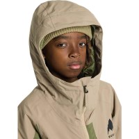 Burton Kids' Hillslope 2L Jacket - Summit Taupe / Forest Moss