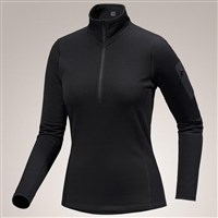 Arc'teryx Women's Kyanite Baselayer Zip Neck - Black