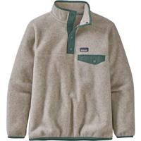 Patagonia Lightweight Synchilla Snap-T Pullover - Girl's - Oatmeal Heather (OAT)