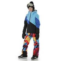 Sunice Leighton Jacket - Girl's - Black / Aqua