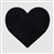 Black Small Heart
